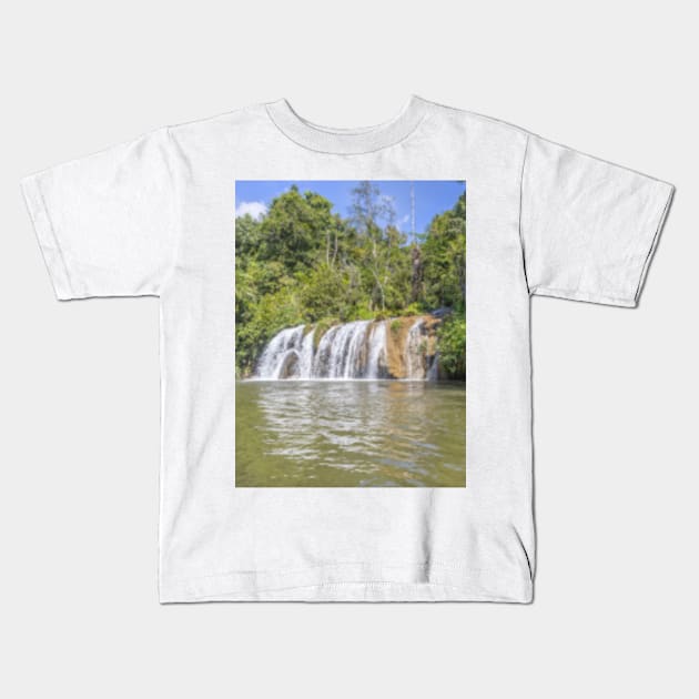 Sai Yok Yai Waterfall Kids T-Shirt by Femaleform